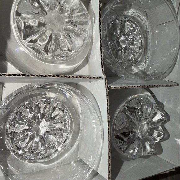 Elegant Clear Glass Bowl Set - Picture 4 of 7